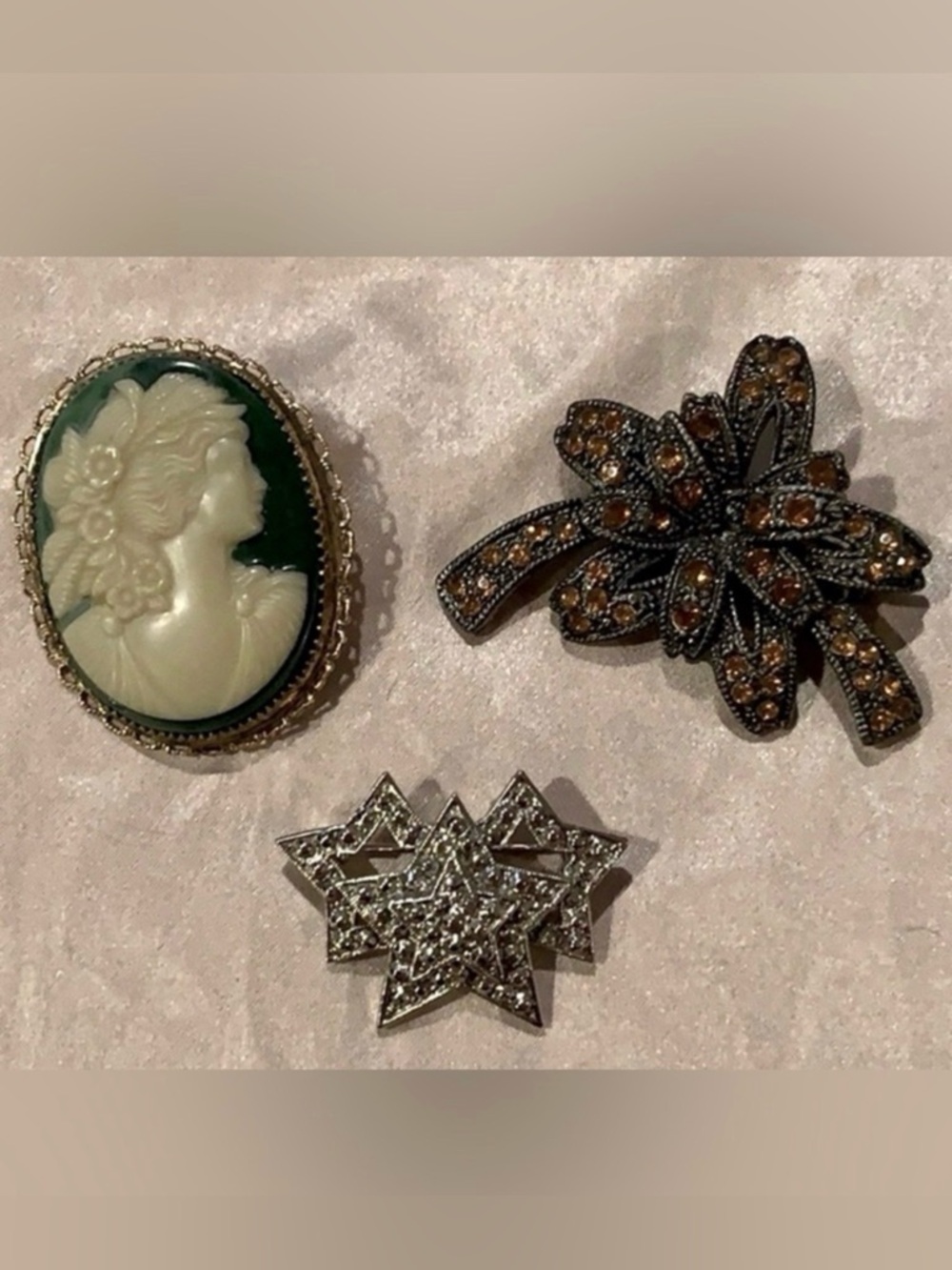 Vintage Brooches - Set of 3